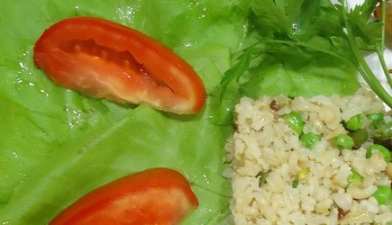 arroz integral verde